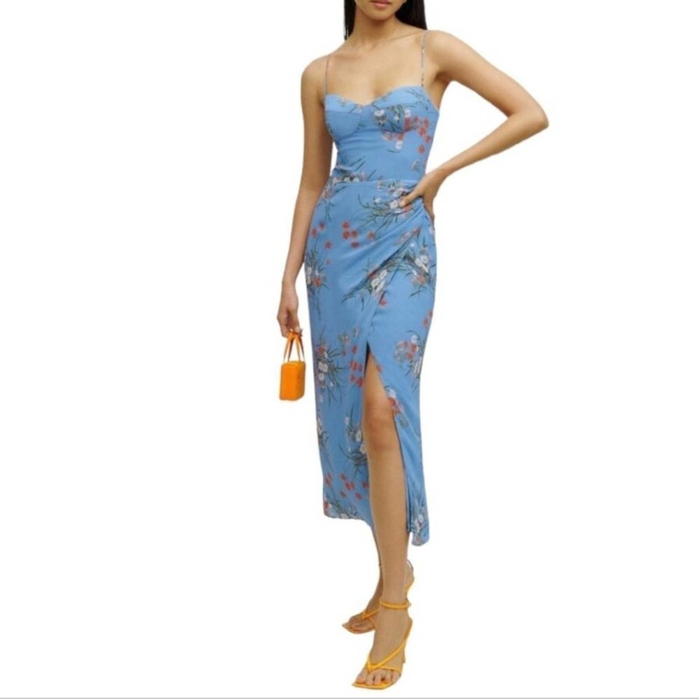 Reformation Kourtney Midi Dress In Arles